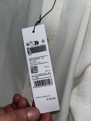 Camicia Sisley Bianca Taglia M