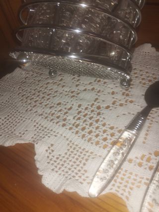 Juego cubiertos con escurridor