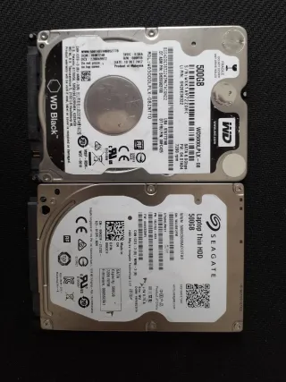 2 Discos Duros 2.5 500GB WD Seagate
