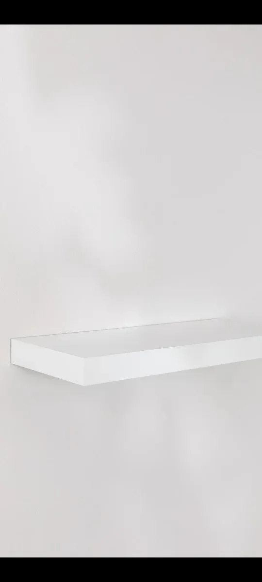 Mensola MDF Bianco 300x22,5x7cm