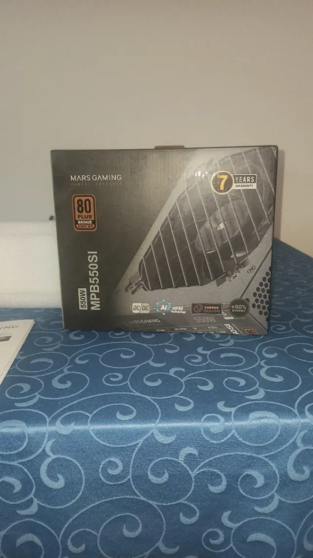 Caixa Fonte Mars Gaming MPB550SI 550W