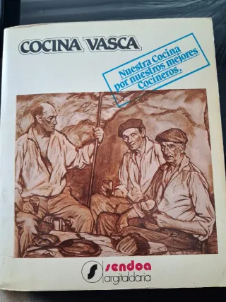 Cocina vasca. Libro vintage. Del año 1983.