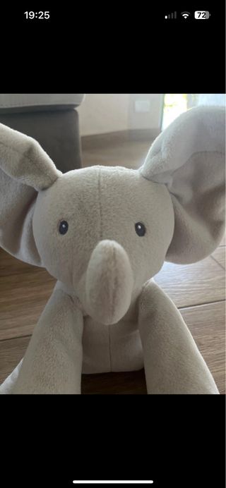 Peluche Elefantino Cucù Funzionante