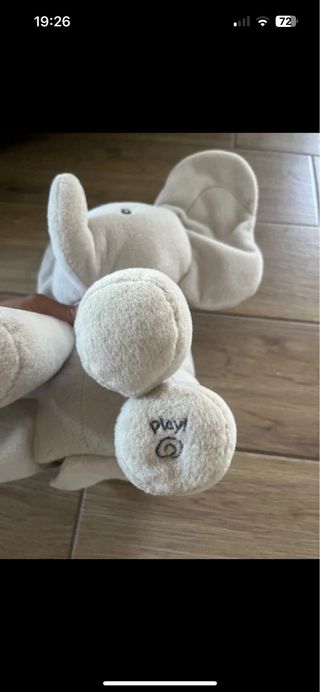 Peluche Elefantino Cucù Funzionante