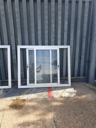 Dos Ventanas correderas aluminio 2 hojas