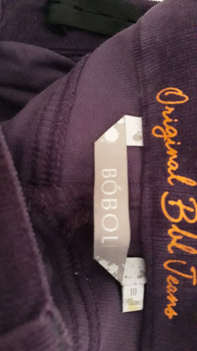 Pantalón niña morado pana 10 años