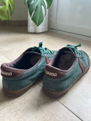 Zapatillas El Ganso Verde y Marrón