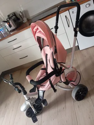 Triciclo per auto Pink Baby