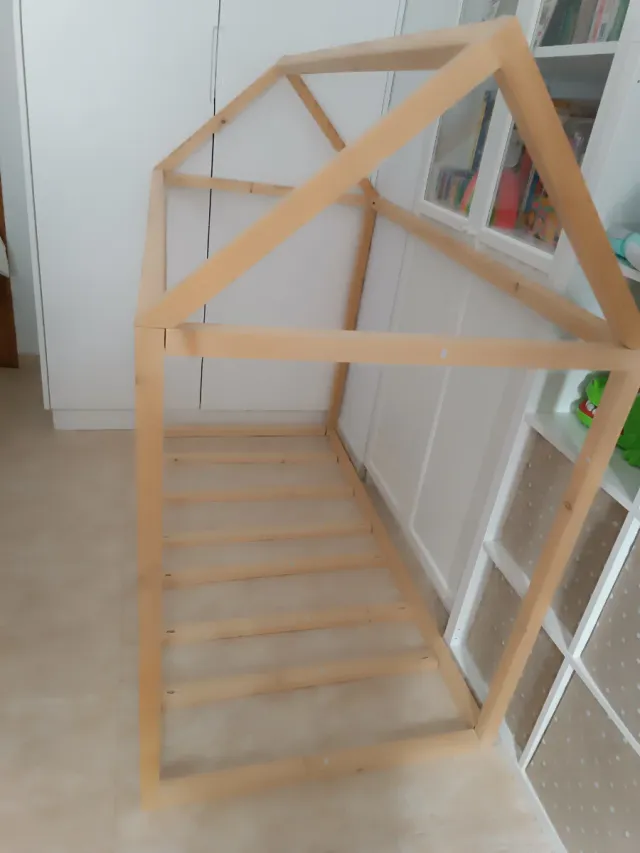 Cama Montessori Madera Natural 