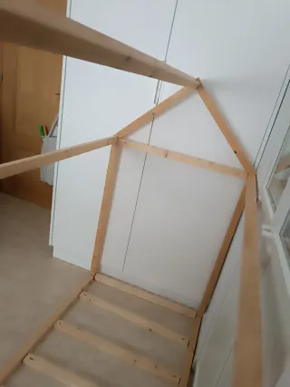 Cama Montessori Madera Natural