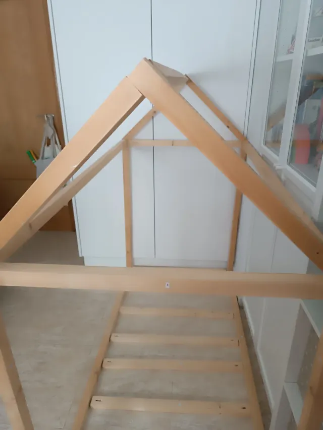 Cama Montessori Madera Natural 