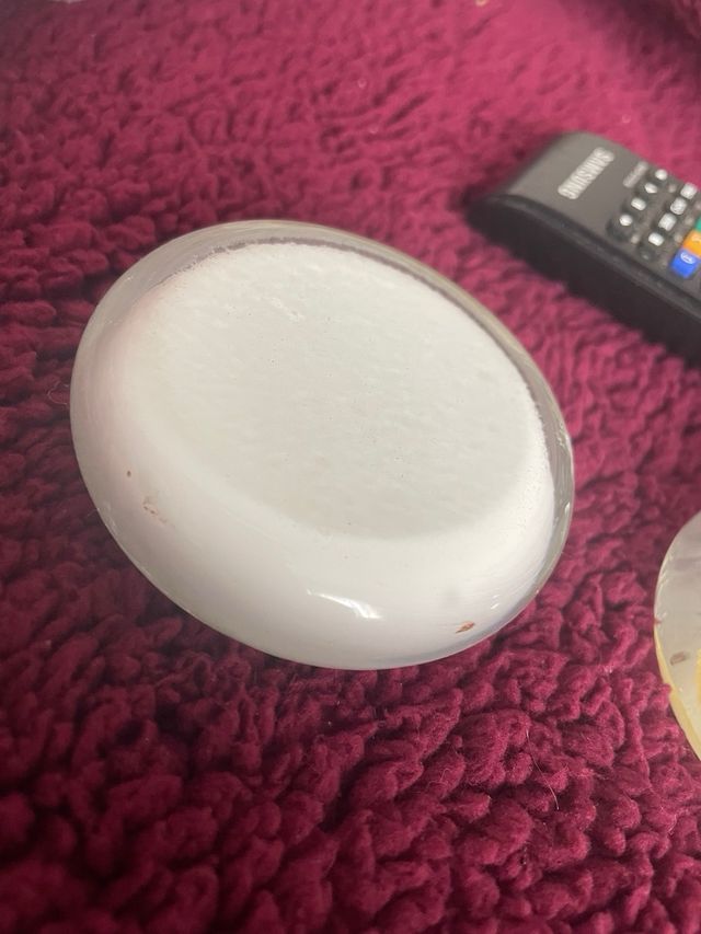 3 Sassi Murano Cristallo Bianco e Oro