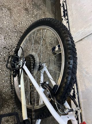 Bicicleta Rockrider ST 100 Blanca