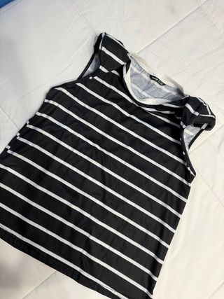 Camiseta Shein Rayas Marinero Talla M 