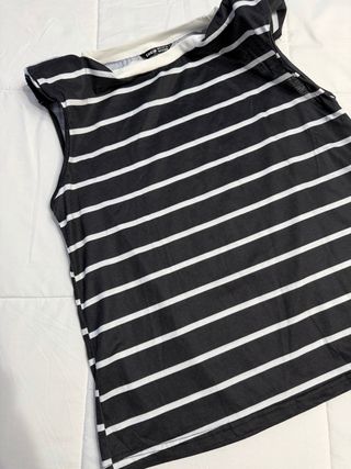 Camiseta Shein Rayas Marinero Talla M 