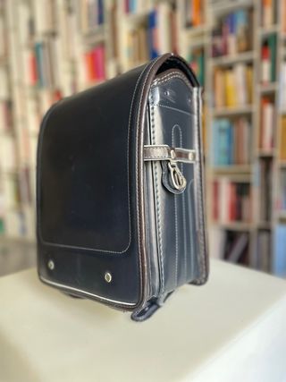 Mochila japonesa Randoseru azul oscuro