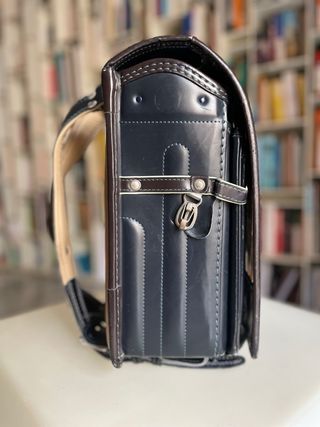 Mochila japonesa Randoseru azul oscuro