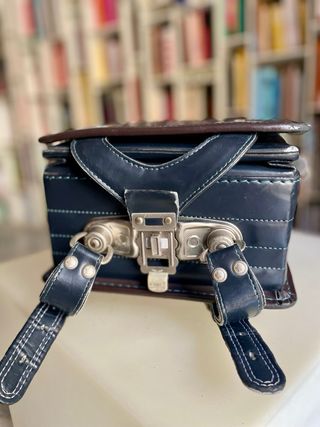 Mochila japonesa Randoseru azul oscuro