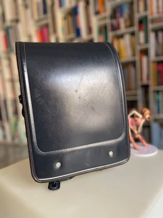 Mochila japonesa Randoseru azul oscuro