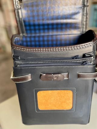 Mochila japonesa Randoseru azul oscuro