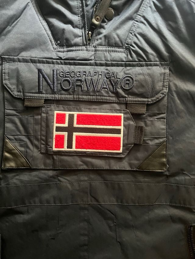 Abrigo Geographical Norway Azul Talla 14 años