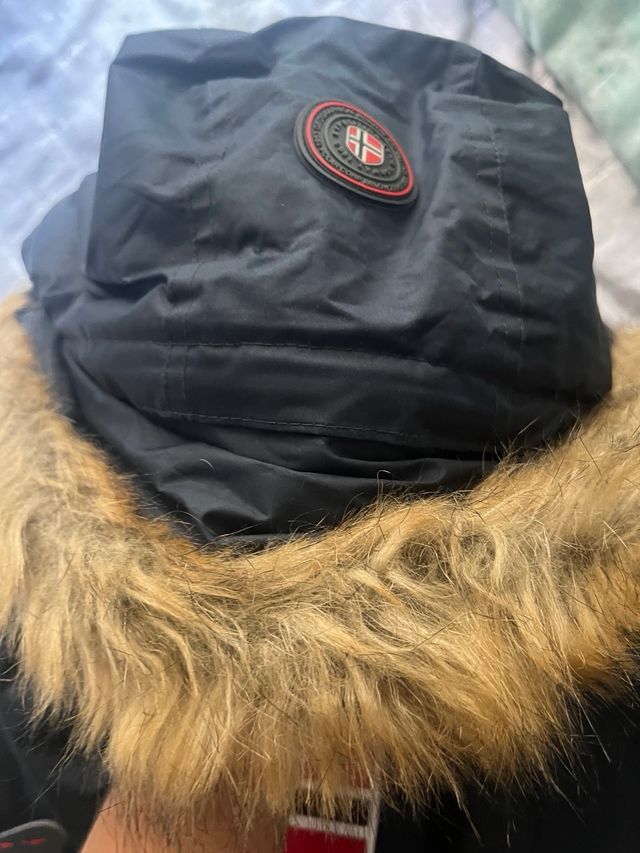 Abrigo Geographical Norway Azul Talla 14 años