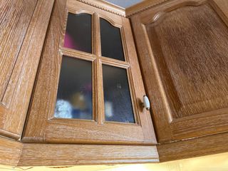 Cocina rústica madera y granito