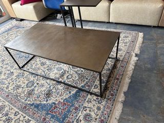 Mesa de centro metal y madera