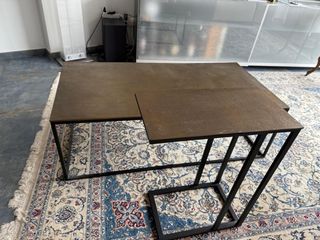 Mesa de centro metal y madera