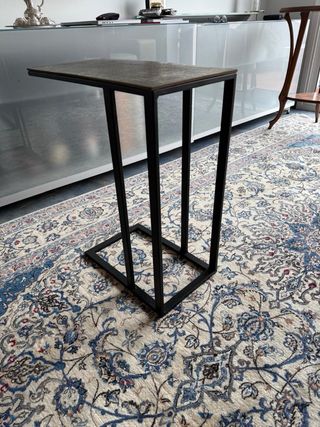 Mesa de centro metal y madera