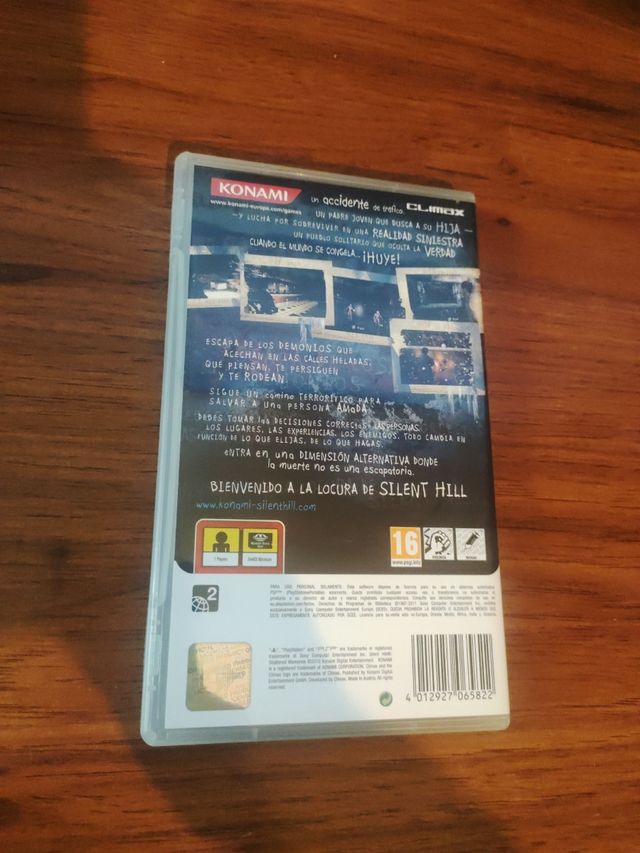 SILENT HILL SHARTERED MEMORIES PSP