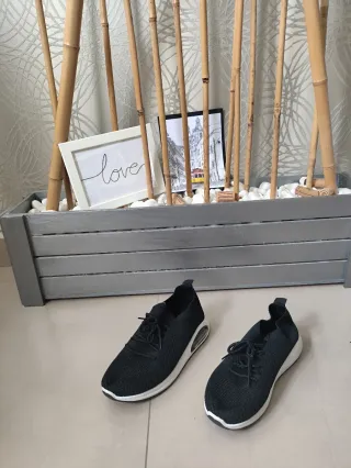 Zapatillas deportivas negras mujer talla 38