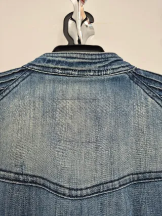 Cazadora vaquera biker mujer