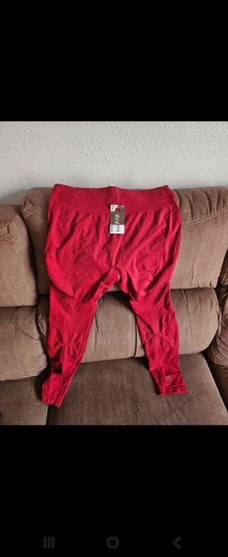 Leggings rojos talla XL