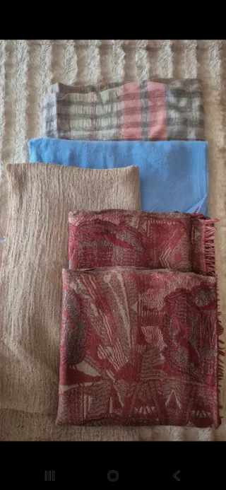 Pashminas de colores Pack de 4 pashminas