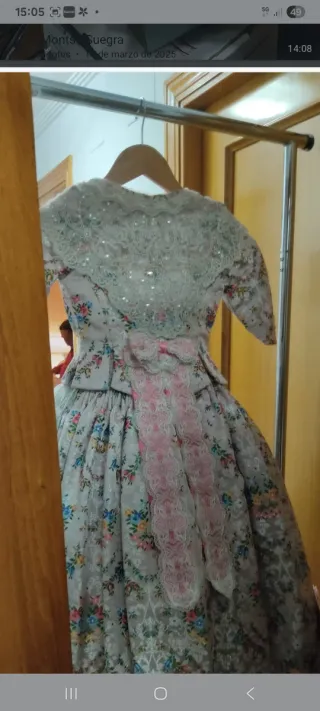 Traje de Fallera Niña 7-8 años