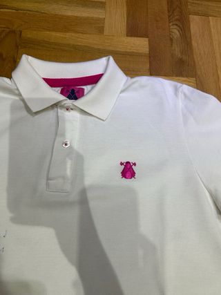 Polo El Capote Manga Larga Blanco Talla XL