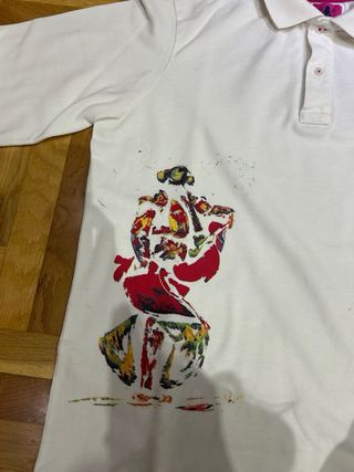 Polo El Capote Manga Larga Blanco Talla XL