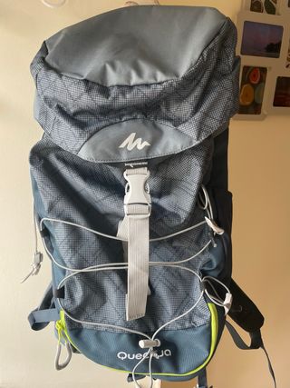 Mochila Quechua 20L Gris/amarillo