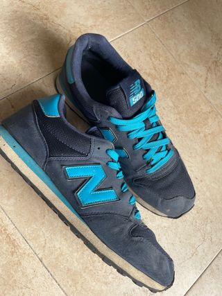 Zapatillas New Balance 500 Azul y Turquesa