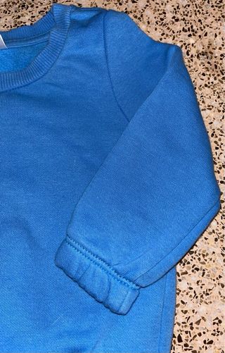 Sudadera bebé azul