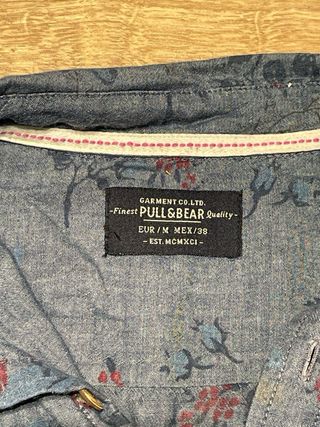 Camisa hombre Pull Bear M