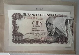 Billete 100 pesetas 1970 El Banco de España