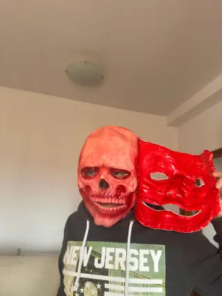 Maschera horror doppio strato