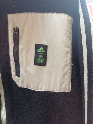 Chaqueta Real Madrid Adidas Hombre Negra