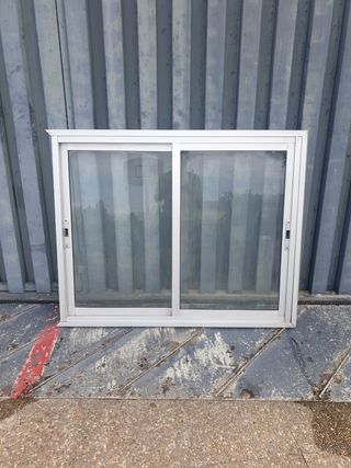 Ventana corredera aluminio 2 hojas