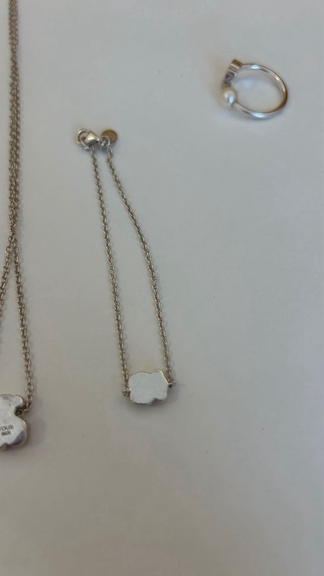 Conjunto Tous: Colgante, Pulsera y Anillo