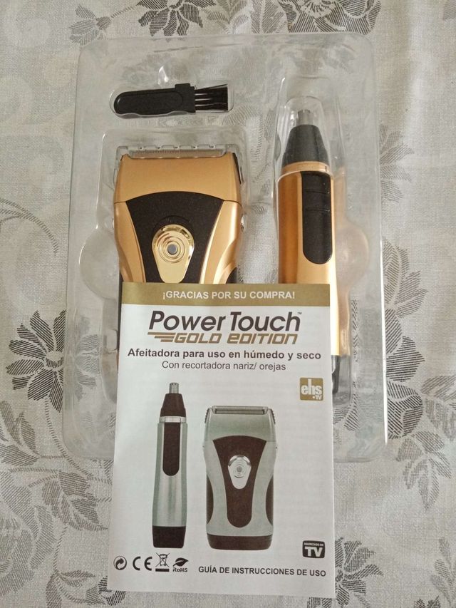 Afeitadora y Recortadora Power Touch Gold