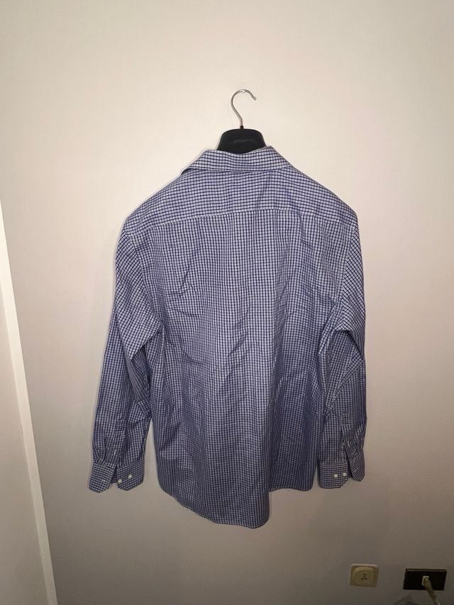 Camicia Sky a quadri da uomo maniche lunghe TG xxl