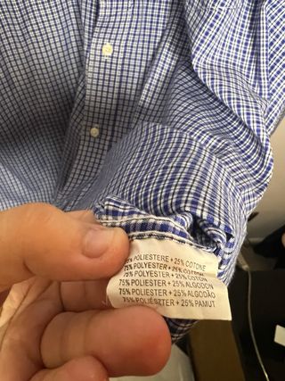 Camicia Sky a quadri da uomo maniche lunghe TG xxl